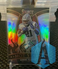 2020 Panini Select Hot Stars Silver Prizm Ezekiel Elliott #HS13 Dallas Cowboys